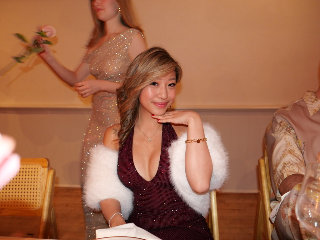 At a dinner