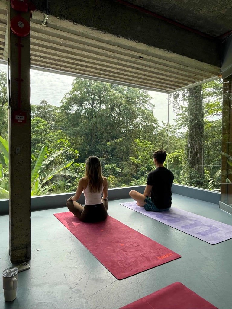 Yoga in the jungle